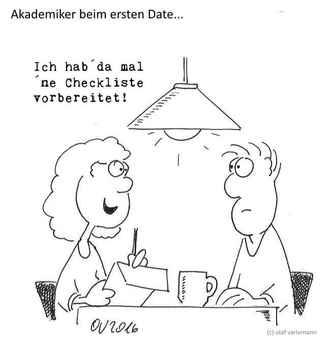 Karikatur Dating und Partnersuche im Internet