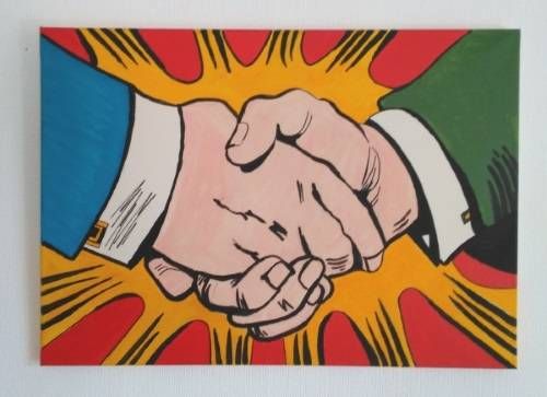 Olaf Varlemann - Pop-Art Handshake